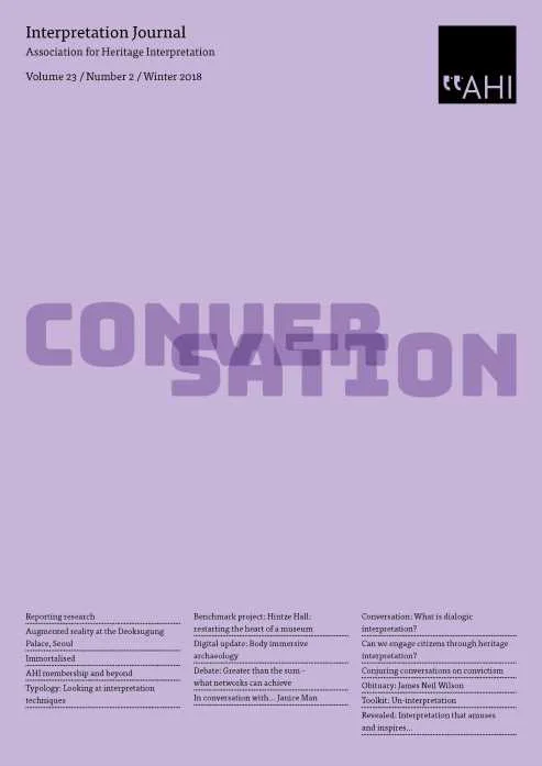 AHI Journal Volume 23, Number 2, Winter 2018