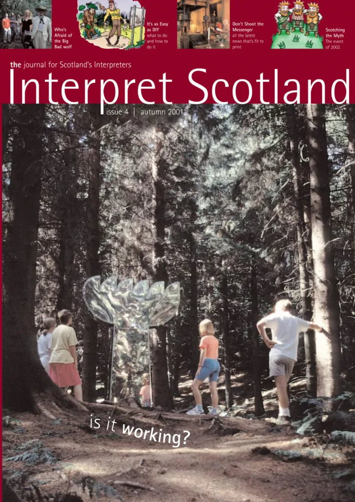 Interpret Scotland Magazine – Issue 4, Autumn 2001