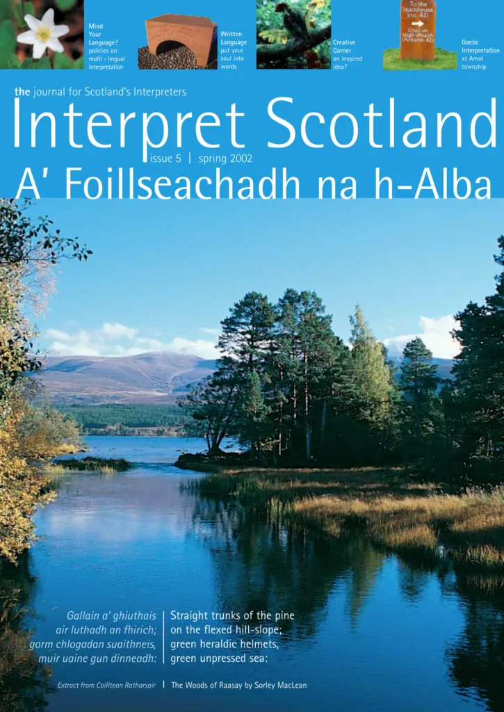 Interpret Scotland Magazine – Issue 5, Spring 2002