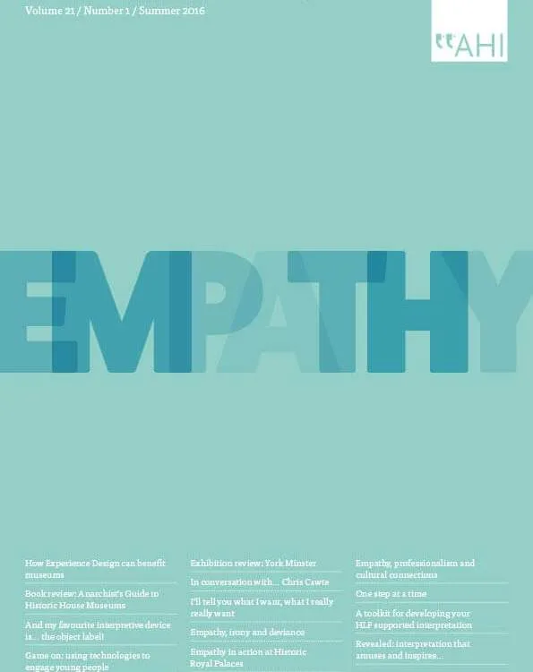 AHI Journal Volume 21, Number 1, Summer 2016