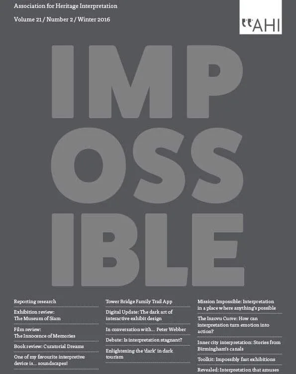 AHI Journal Volume 21, Number 2, Winter 2016