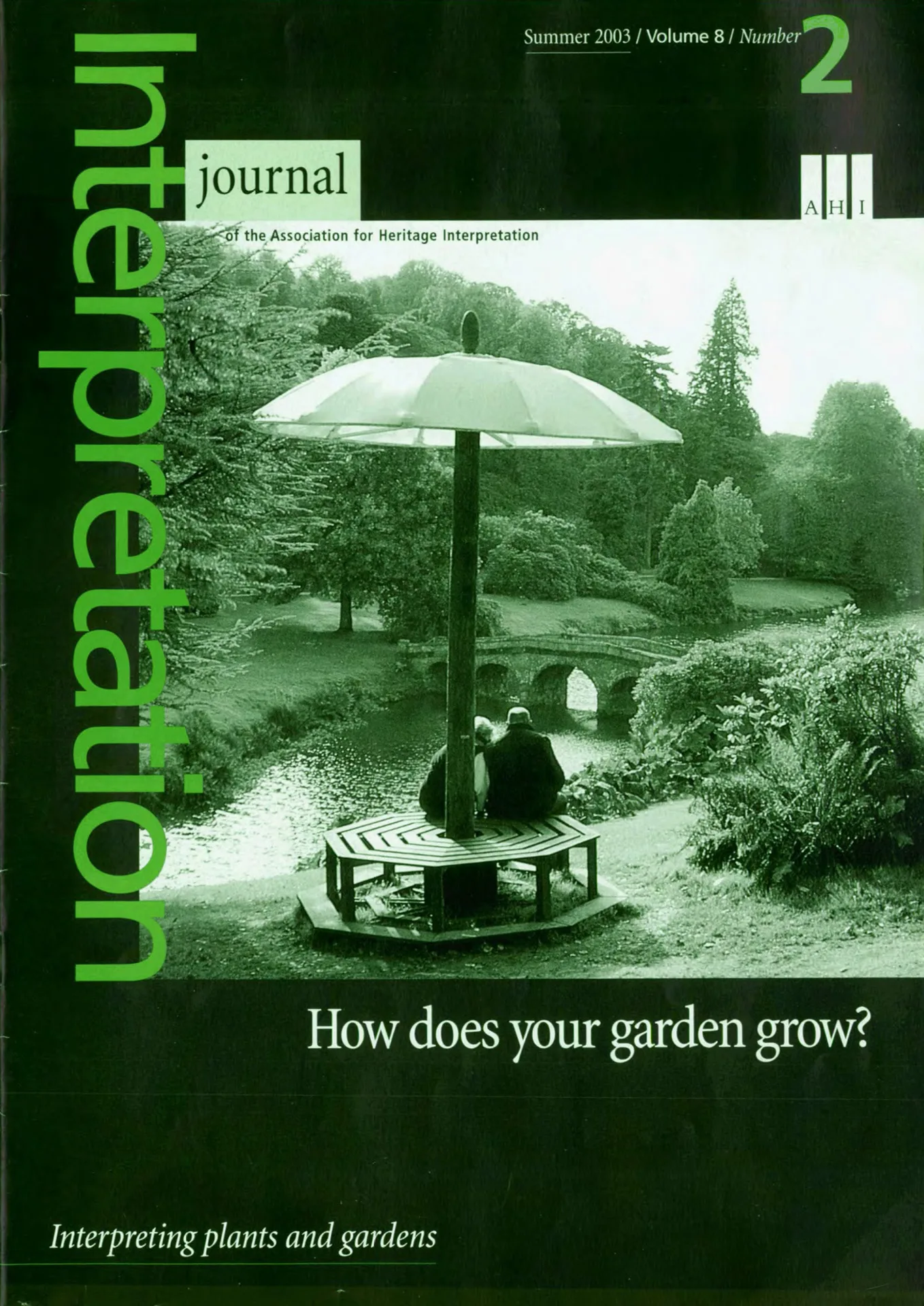 AHI Journal Volume 08, Number 02, Summer 2003