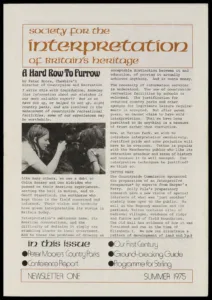 Interpretation 1 Summer 1975