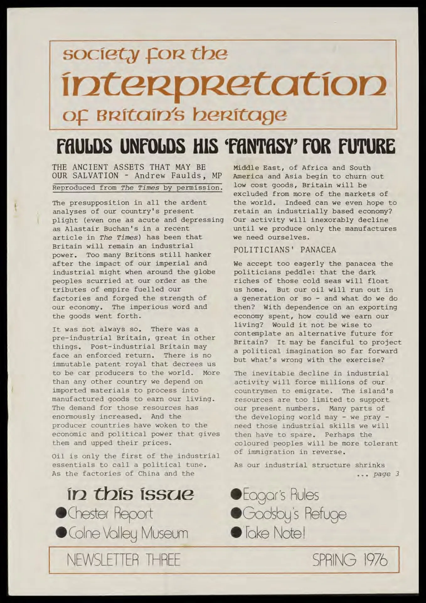 Interpretation Issue 03 Spring 1976