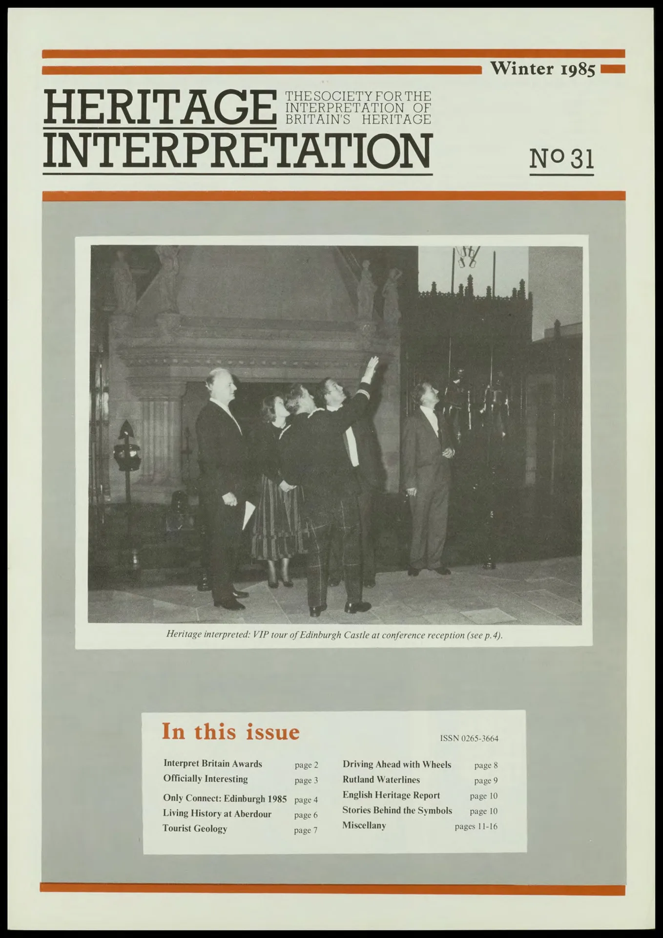 Interpretation Issue 31 Winter 1985
