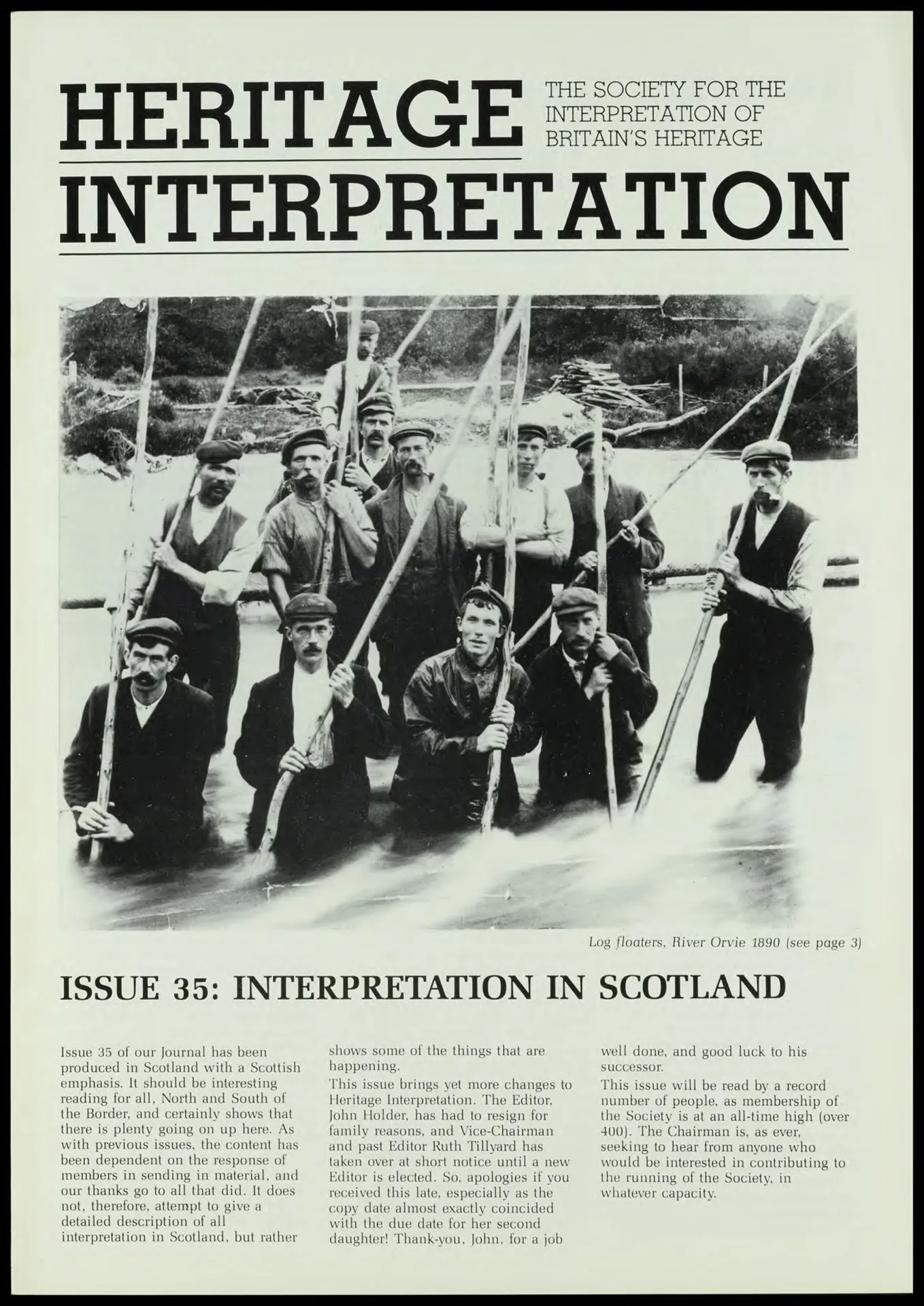 Interpretation Issue 35 Winter 1986 Scotland